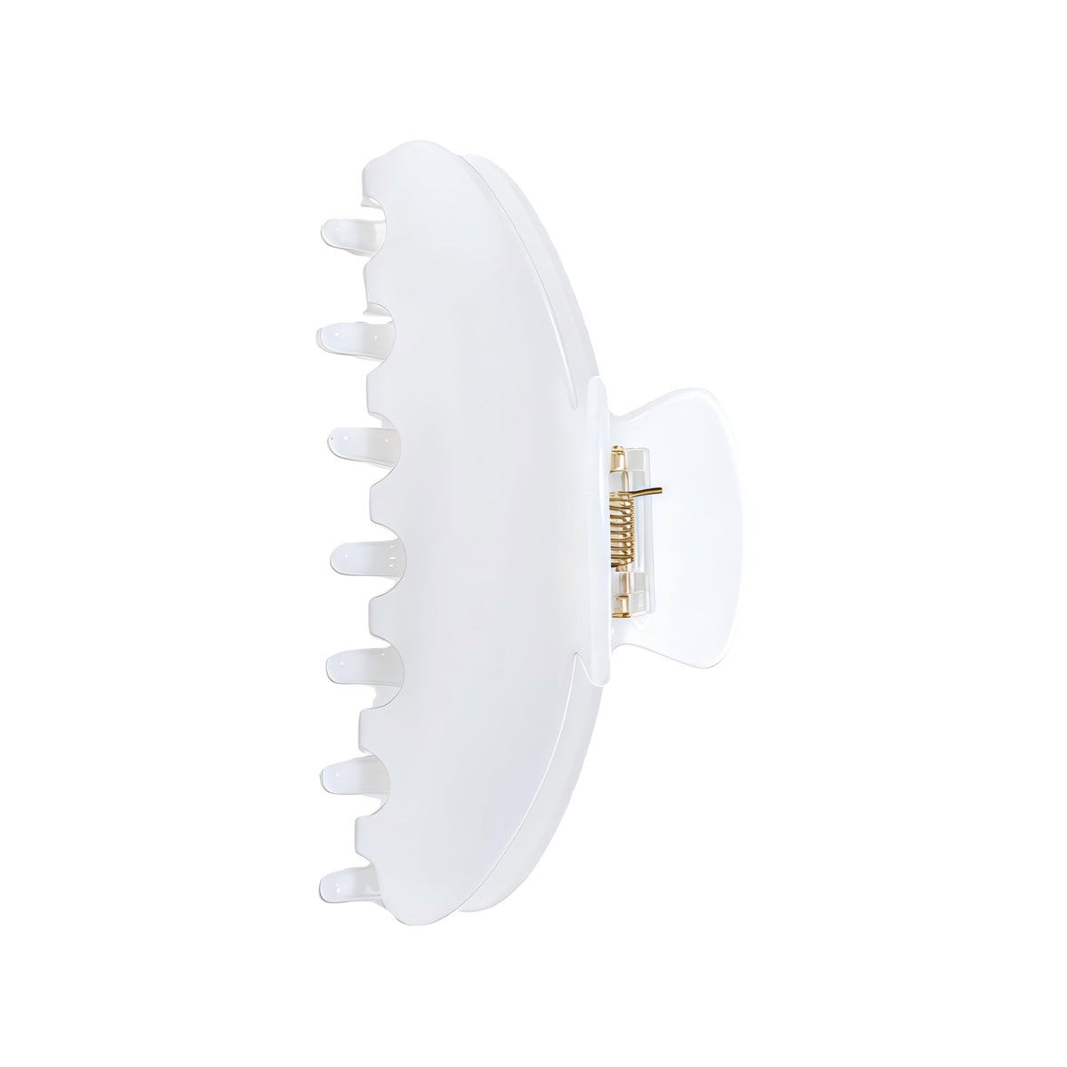 OideGuiing front view showing pearl white clip and secure hold