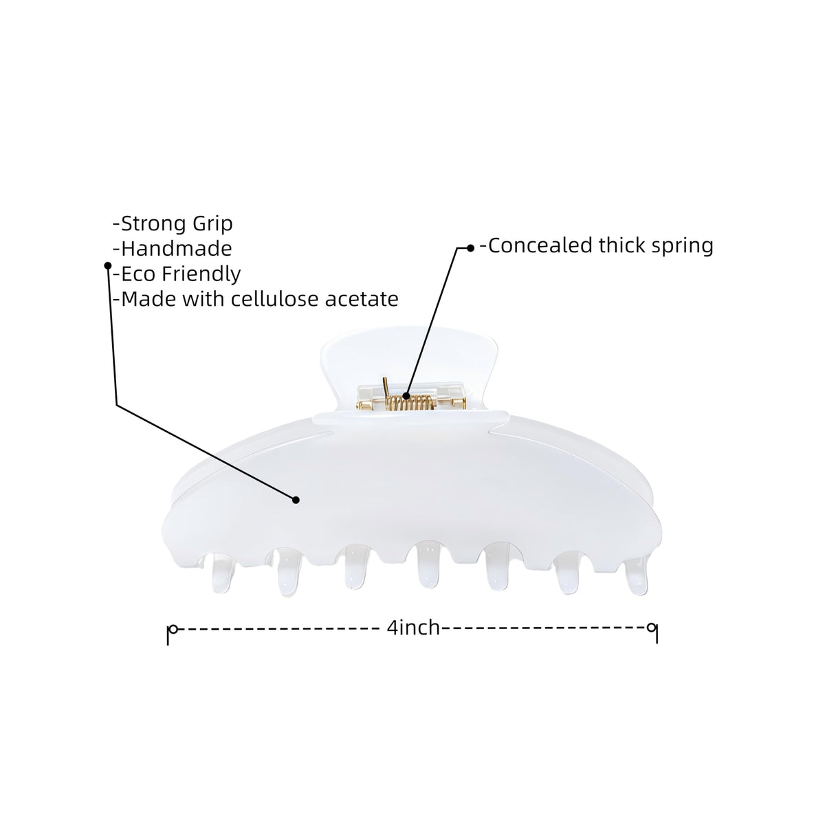 OideGuiing side profile highlighting claw teeth for firm grip