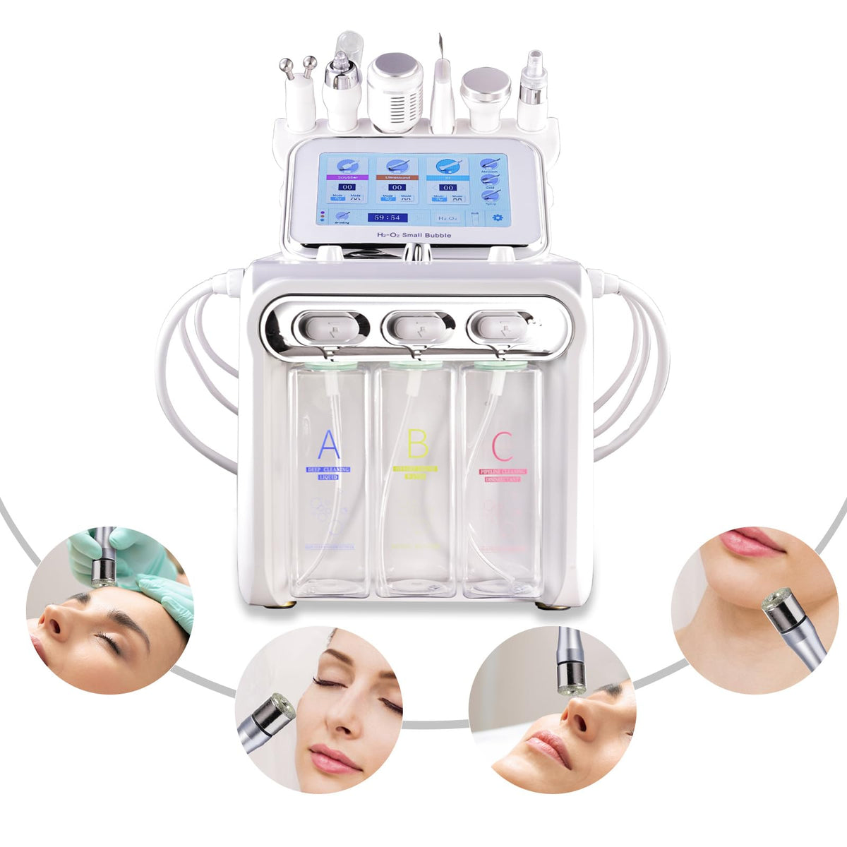 OIJIIE hydrogen oxygen spray nozzle producing fine mist to hydrate skin
