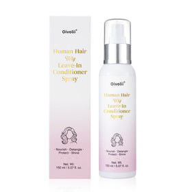 Oivolii bottle front view showing professional leave-in conditioner benefits