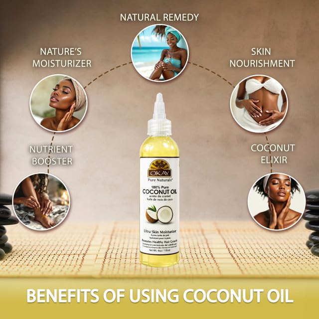 OKAY coconut oil removing mascara and makeup for gentle cleansing