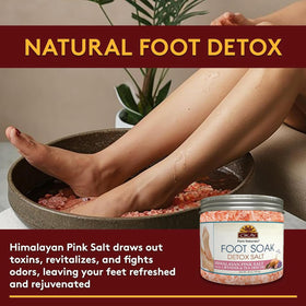 OKAY foot basin soak in use showing relaxed feet