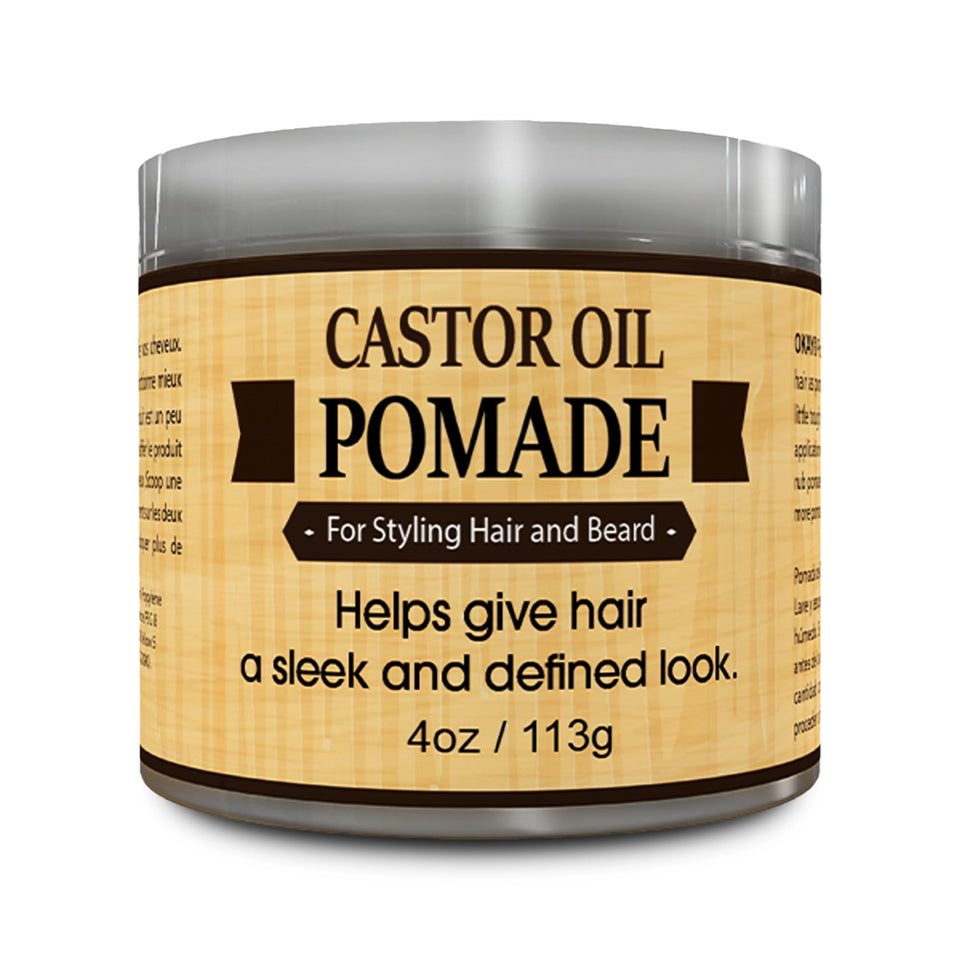 OKAY pomade front jar showing label and 4 oz size for easy identification