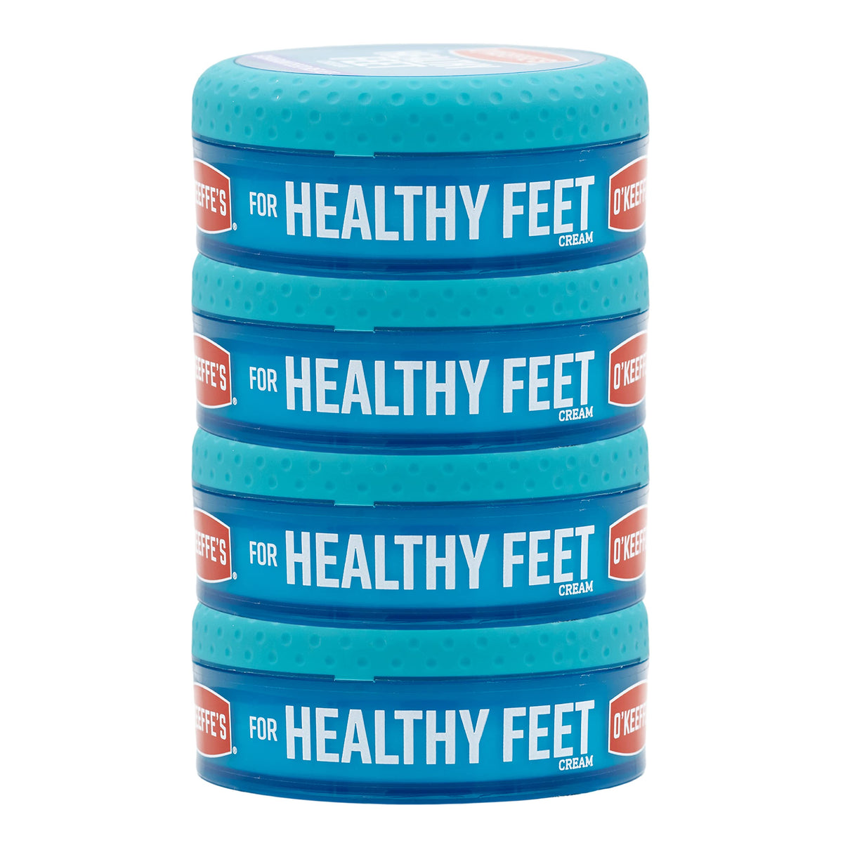O'Keeffe's front jar view showing packaging and clear product identity benefits