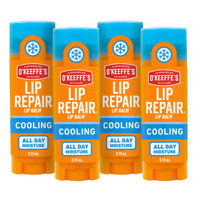 O'Keeffe's cooling relief front packaging showing product benefits and peppermint scent