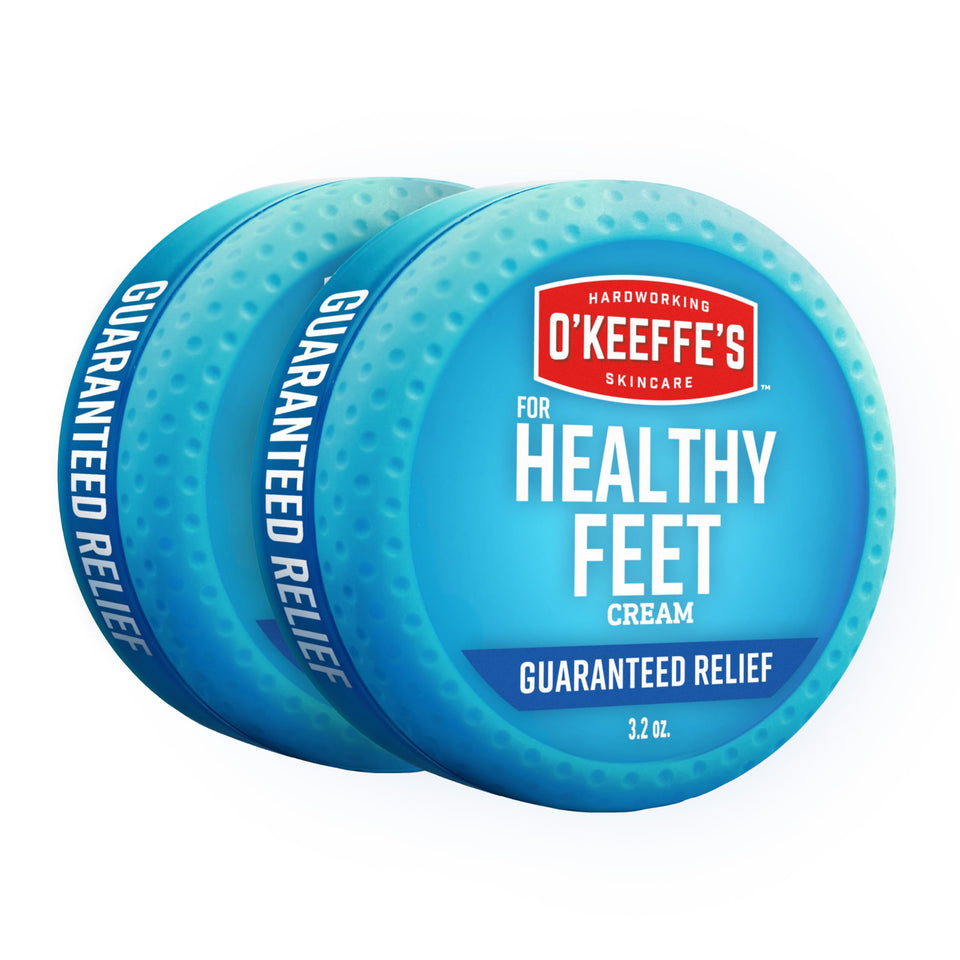 O'Keeffe's jar front view showing brand and purpose for visible relief