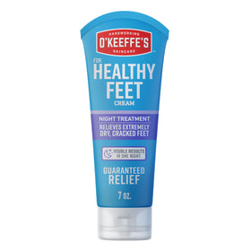 O'Keeffe's front of tube showing branding and 7 oz size, clear product identification and trust
