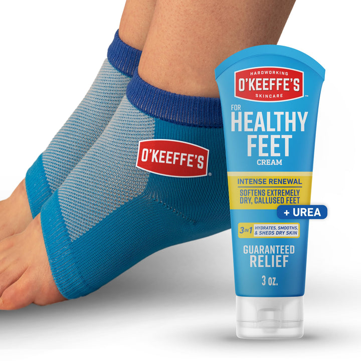 O'Keeffe's front packaging showing kit benefits and contents