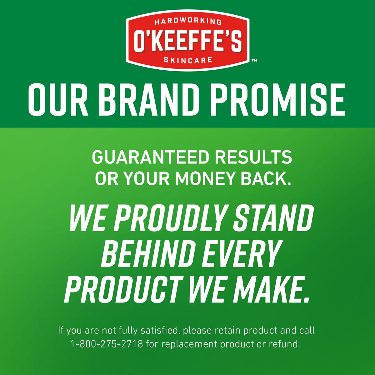 O'Keeffe's label detail with active ingredients showing 4% lidocaine clarity