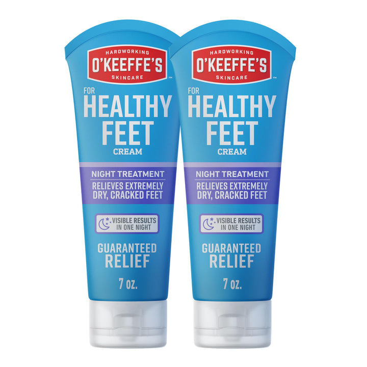 O'Keeffe's front tube view showing packaging and 7 oz size benefit