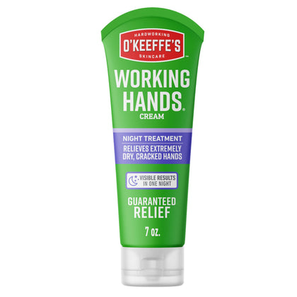 O'Keeffe's tube front view showing product and size, clear benefit: intense overnight repair