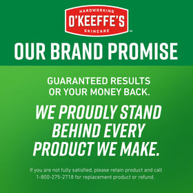 O'Keeffe's jar on bedside table indicating nighttime repair benefit