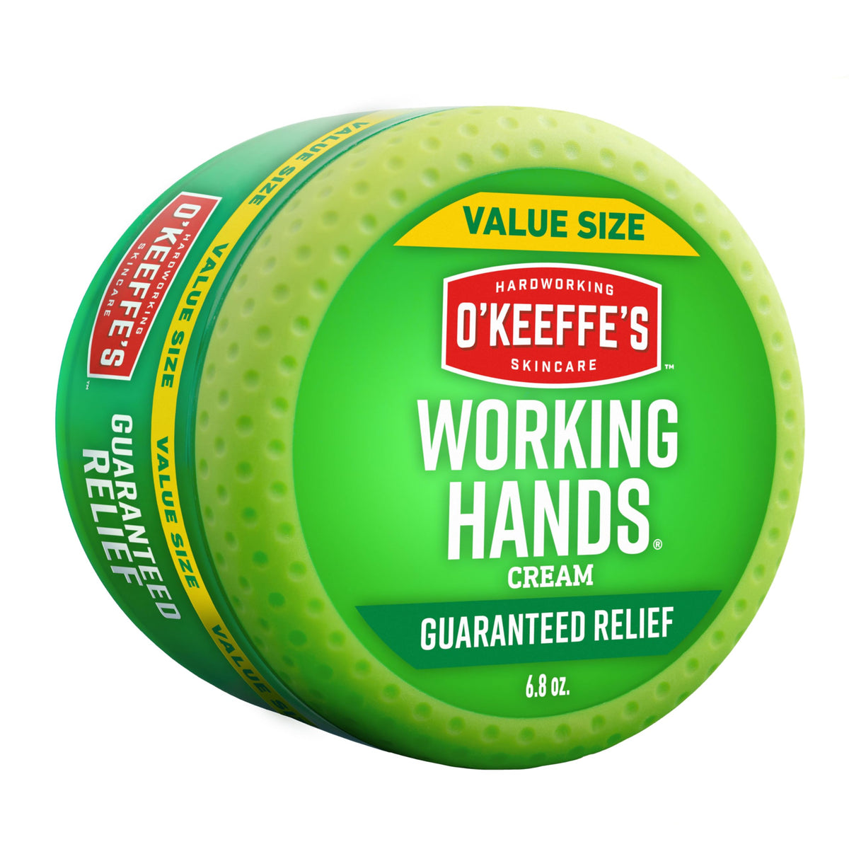 O'Keeffe's front jar view showing packaging and product name for clear identification