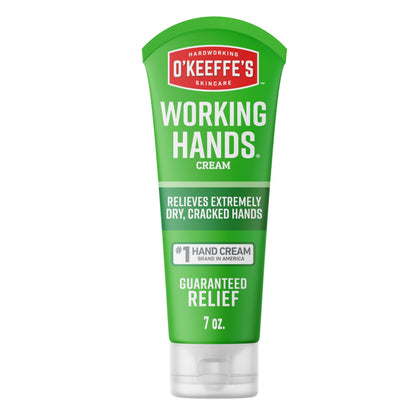 O'Keeffe's tube front view showing product branding and size benefit