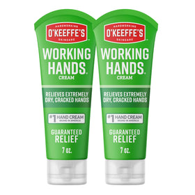 O'Keeffe's front view of two 7 oz tubes showing packaging and brand benefit