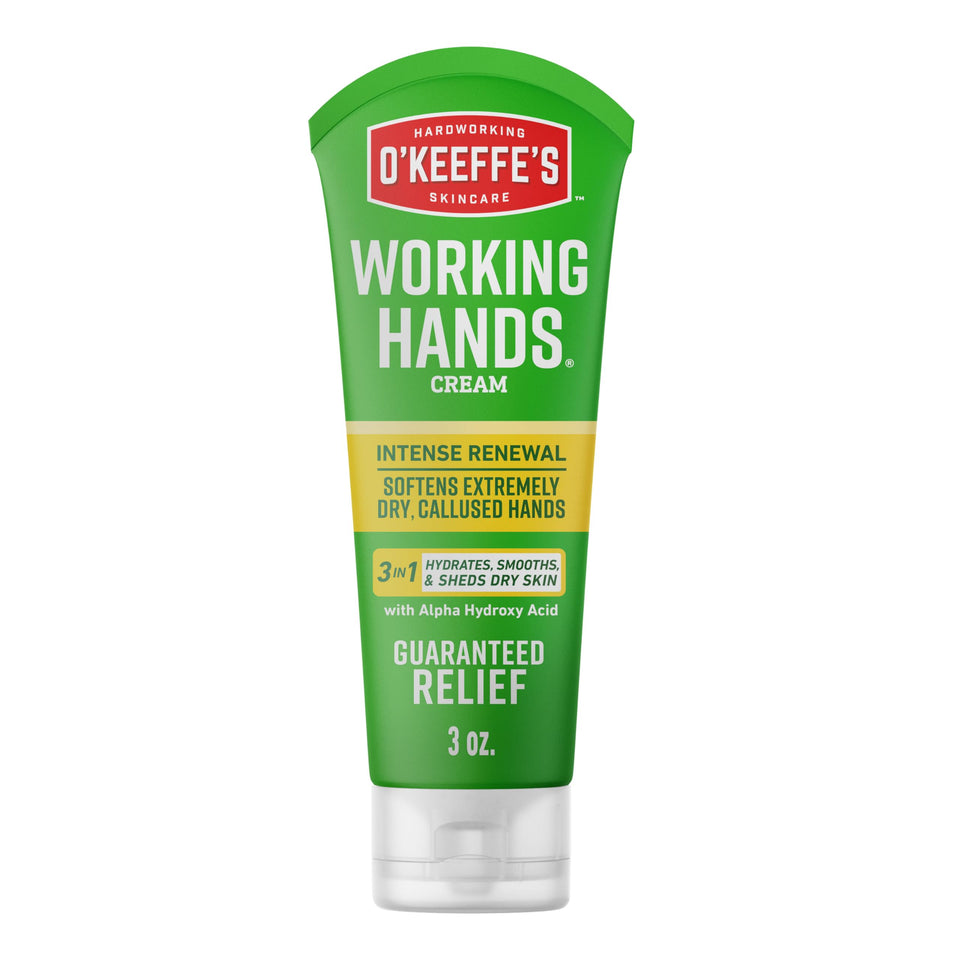 O'Keeffe's tube front view showing clear branding and size