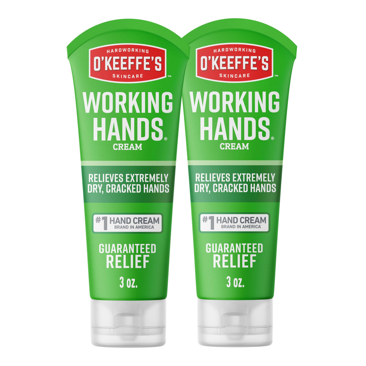 O'Keeffe's front tube showing brand and product for reliable repair