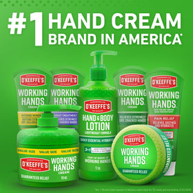 O'Keeffe's in outdoor work setting showing protection benefit