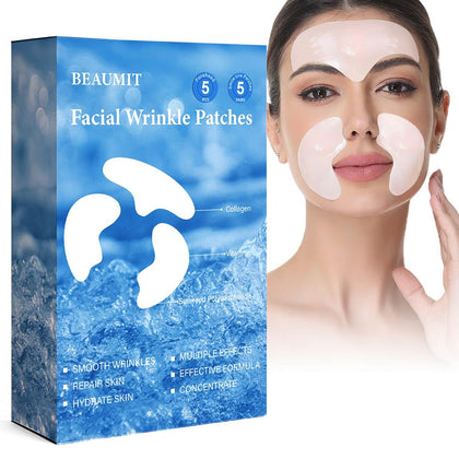 Okela packaging showing forehead and smile line patches for easy treatment