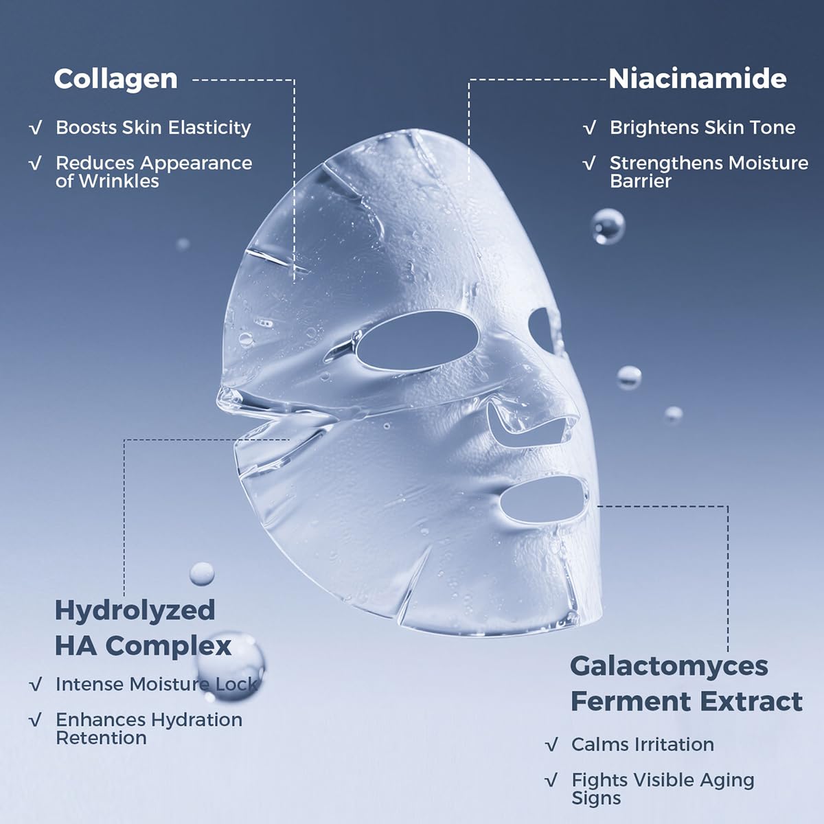 Okela close-up of hydrogel texture showing smooth, moisture-rich film