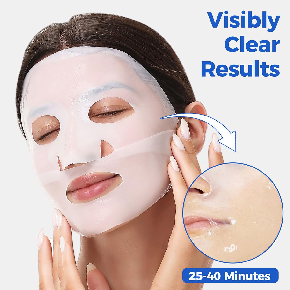 Okela mask beside nightstand illustrating easy nighttime skincare ritual