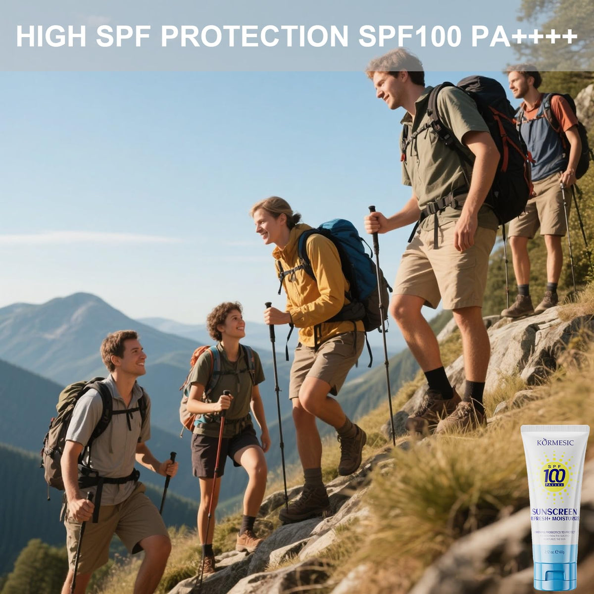 Okerker used at beach showing strong sun protection outdoors