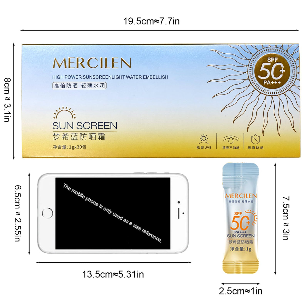 Okerker close-up of sunscreen texture absorbing fast for a lightweight finish