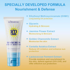 Okerker cream texture close-up highlighting fast absorption benefit