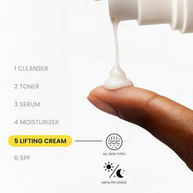 OKOA jar open displaying cream inside to highlight nourishing consistency