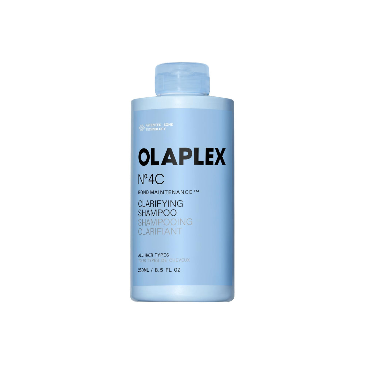 Olaplex Nº.4C front bottle showing label and size benefits
