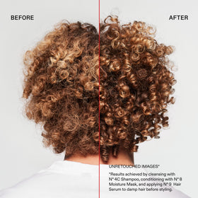 Close-up of Olaplex Nº.4C creamy lather demonstrating deep cleansing