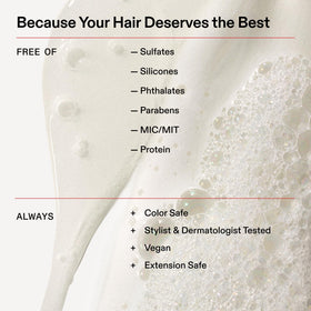 Shower scene with Olaplex Nº.4C highlighting refreshed, color-safe hair