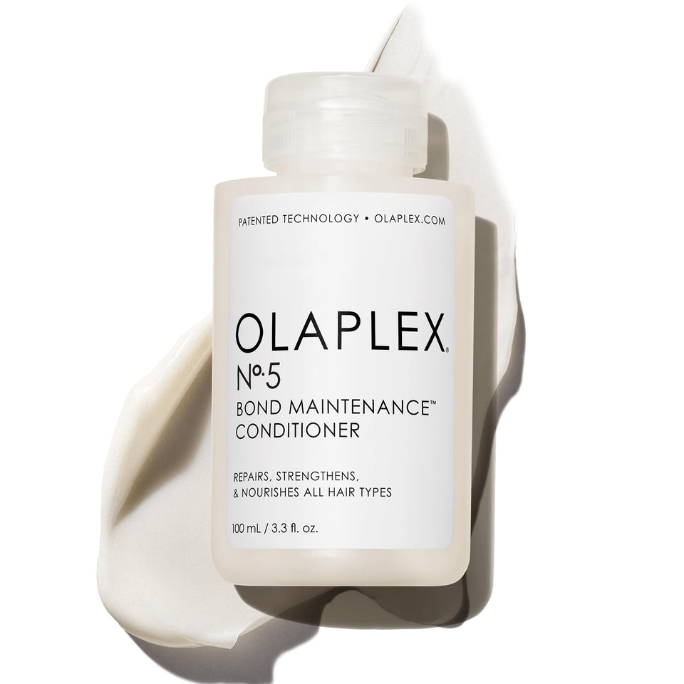 Olaplex Nº.5 front packaging showing bottle and branding for clear product ID and benefit