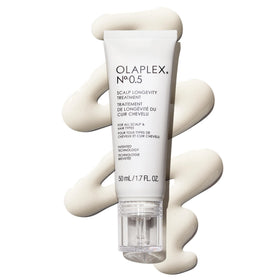 Olaplex Nº. 0.5 front packaging showing bottle and label benefits