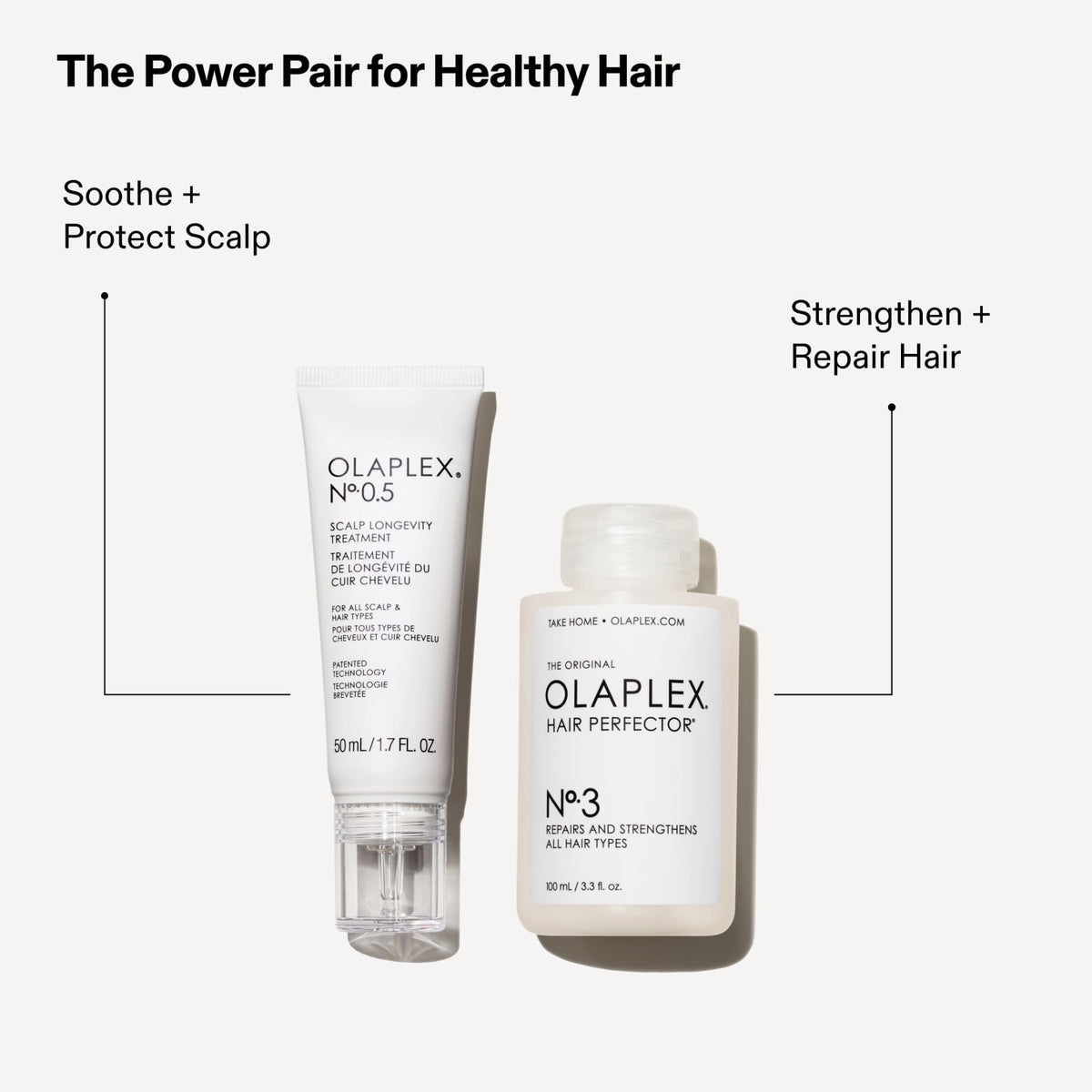 Olaplex Nº. 0.5 being applied to scalp showing soothing hydration benefit