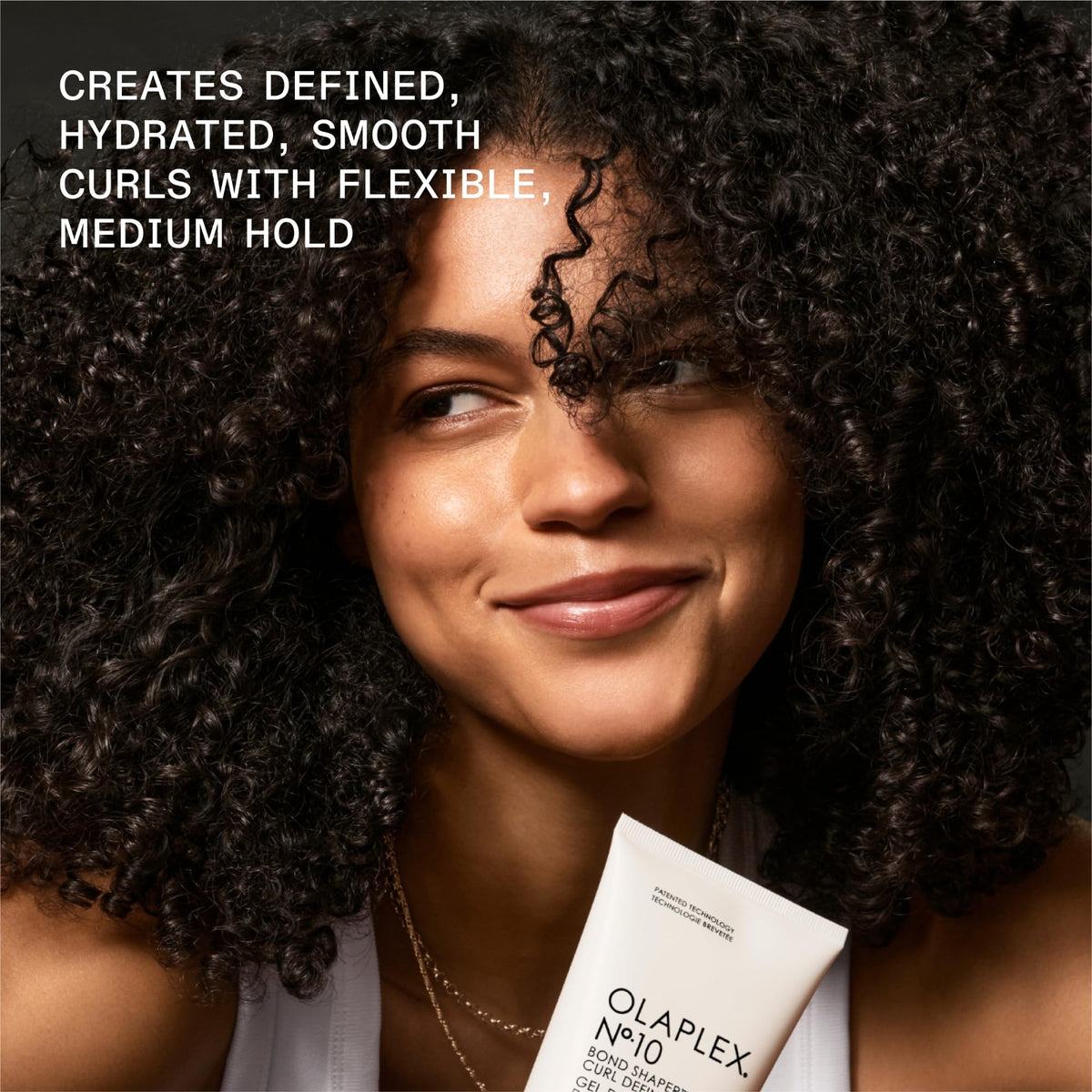 Olaplex Nº.10 texture close-up showing smooth gel-cream for slip and definition