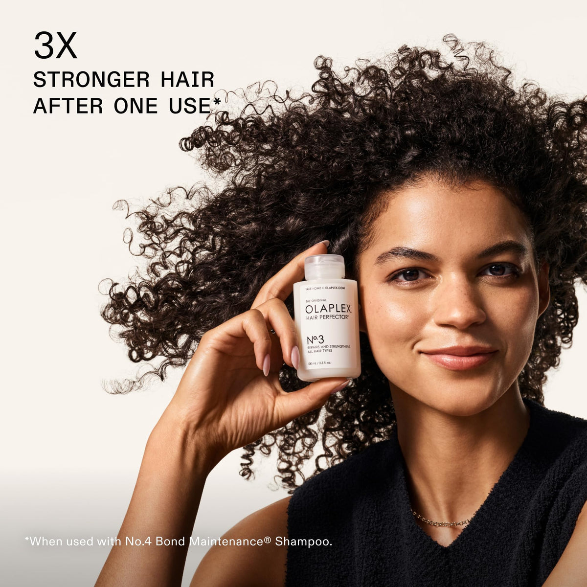 Olaplex No.3 cream texture closeup displaying consistency and easy spreadability