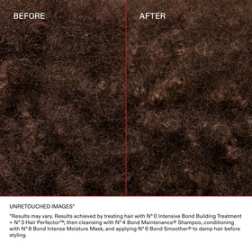 Close-up of Olaplex N°.0 gel texture demonstrating concentrated formula and penetration