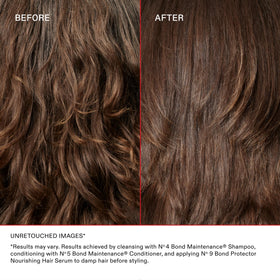 Person using Olaplex in shower, shows improved manageability during wash