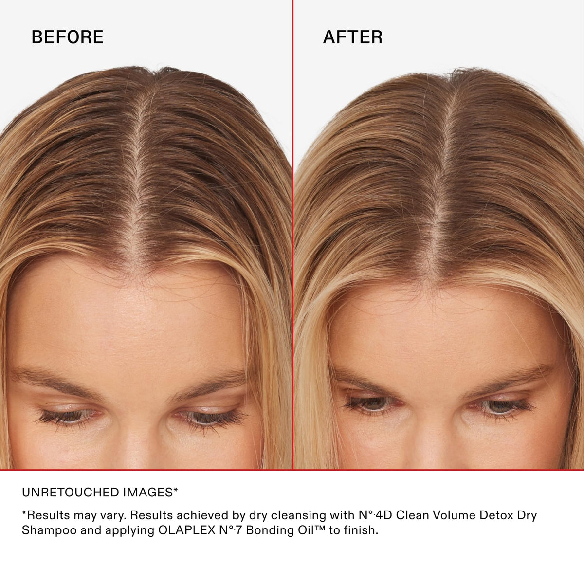 Olaplex Nº.4D ingredient label highlighting rice starch and clays for gentle cleansing