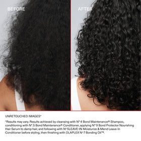 Olaplex Nº.5 ingredients label close-up emphasizing gentle coconut-derived surfactants
