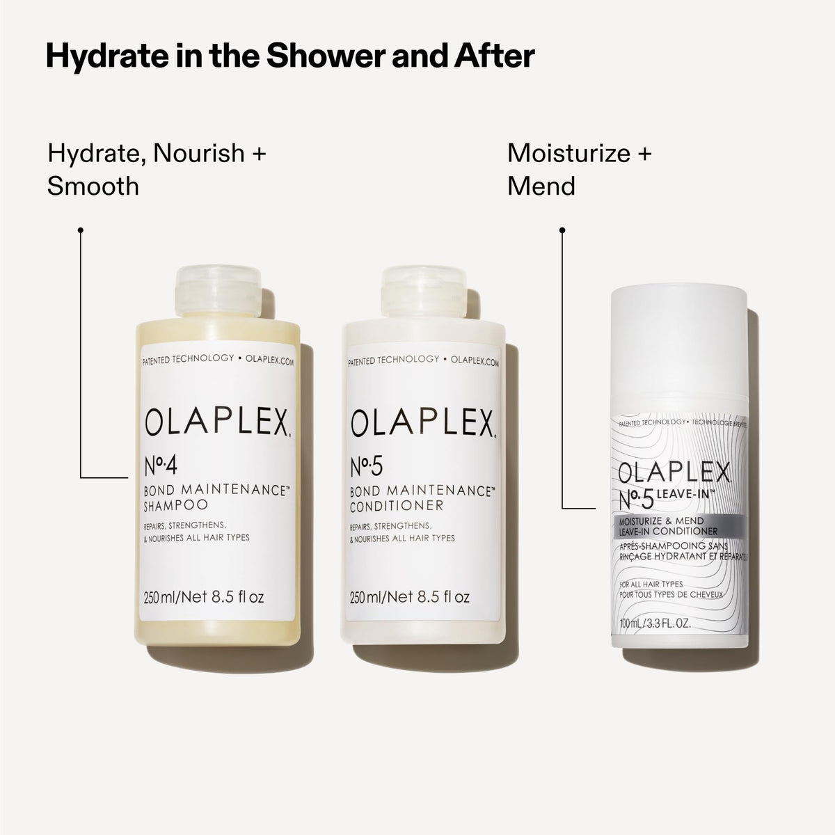 Olaplex Nº.5 open cap with product dispensing to show concentrated formula amount