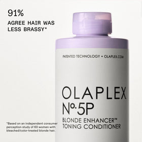 Olaplex Nº.5P creamy purple texture close-up highlighting moisturizing slip