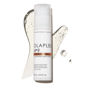 Olaplex Nº.9 front bottle showing label and size for clear product ID