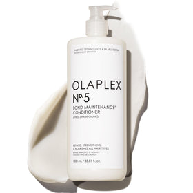 Olaplex Nº.5 front packaging showing full 1000 mL bottle and branding benefit