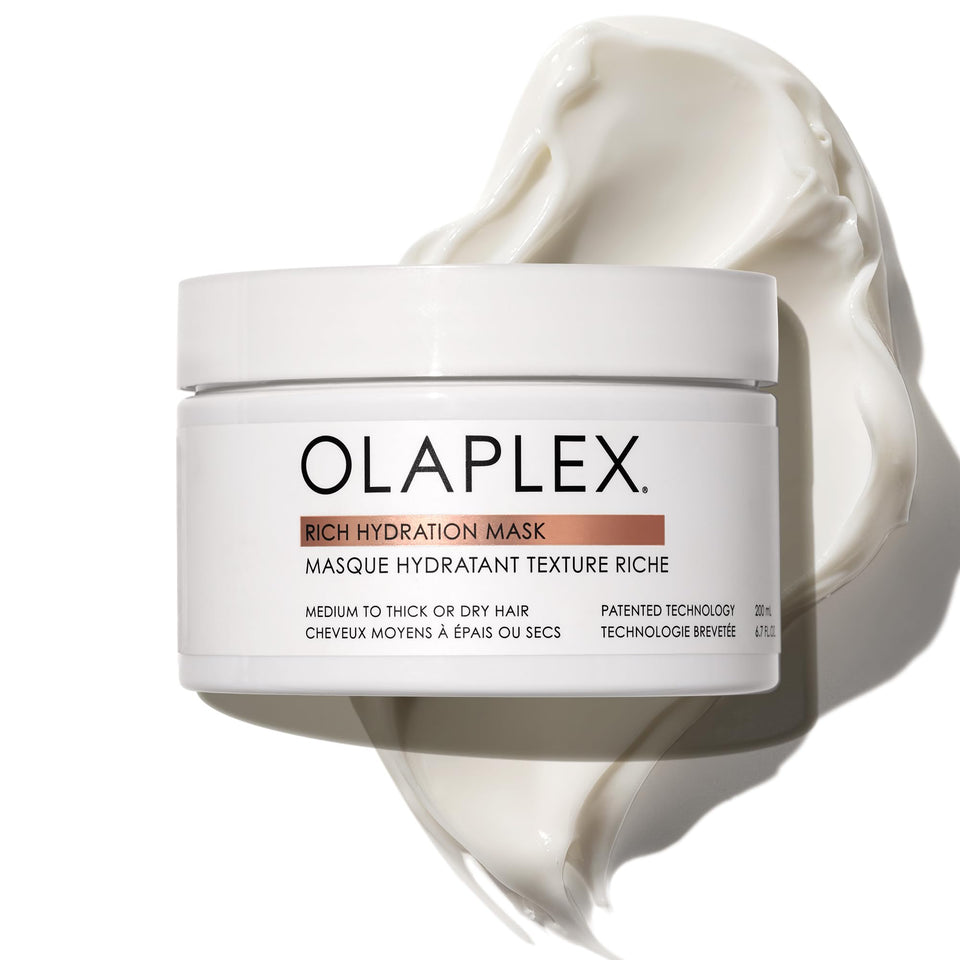 Olaplex front packaging showing product and hydration benefits