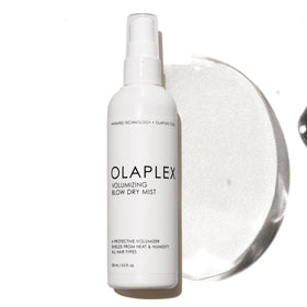 Olaplex Volumizing Blow Dry Mist front bottle showing label and size benefits
