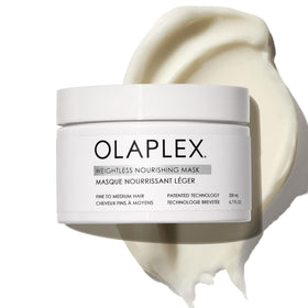 Olaplex jar front packaging showing product and benefits