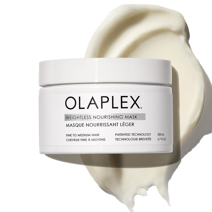 Olaplex jar front packaging showing product and benefits