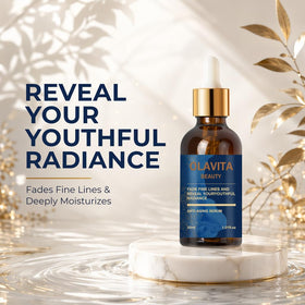 olavita beauty lightweight serum texture on skin demonstrating fast absorption